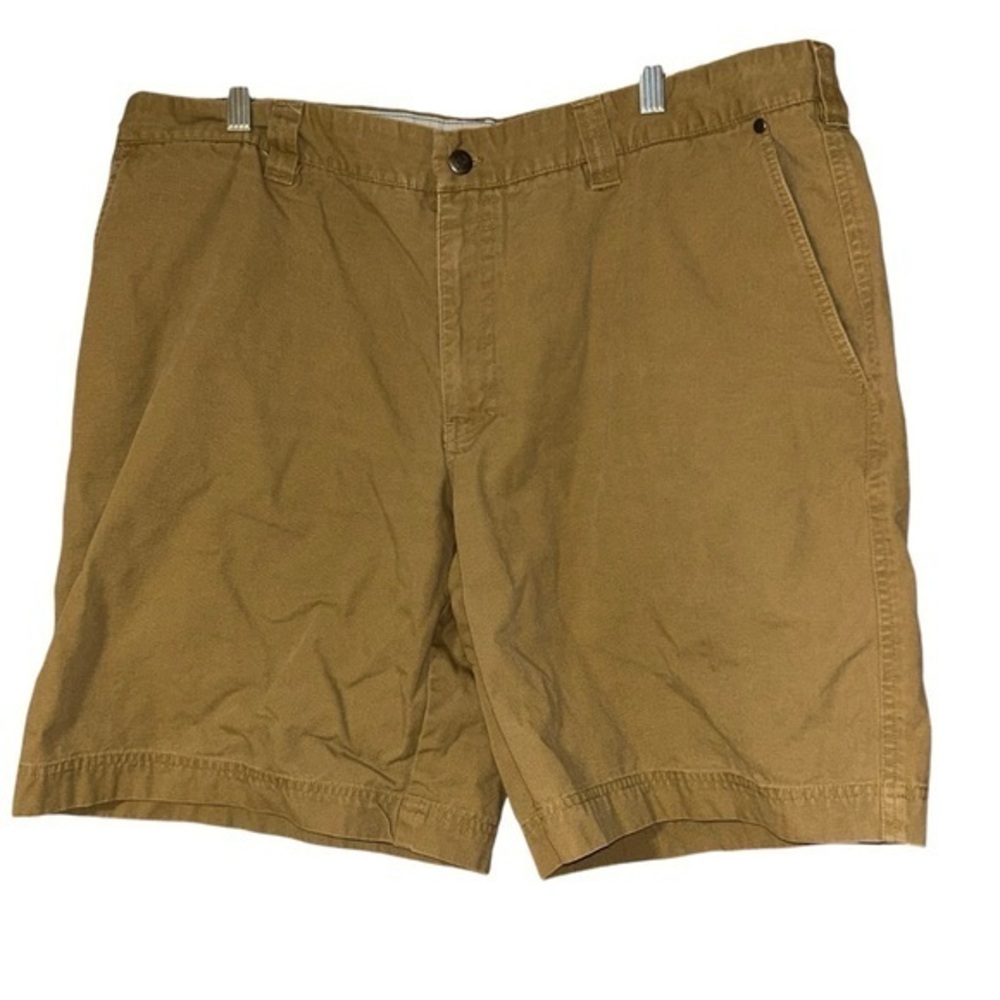 Columbia Men’s Casual Chino Shorts Cotton Twill Outdoor Tan Size‎ 40 Flat Front